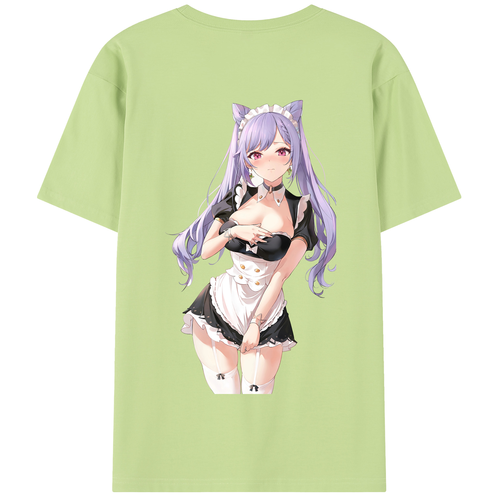 げんし神 刻晴 こくせい genshin Kokusei 綿100％半袖Tシャツ（背面プリント）